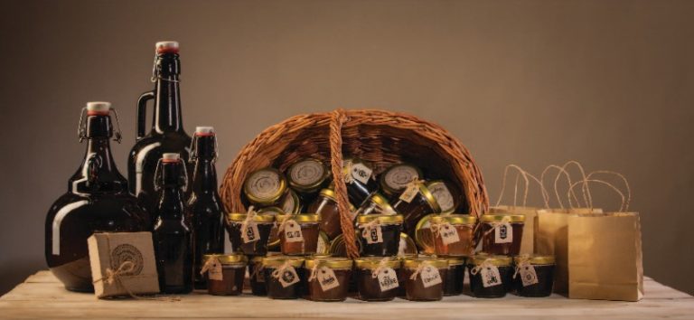 Beer and beer jam tasting